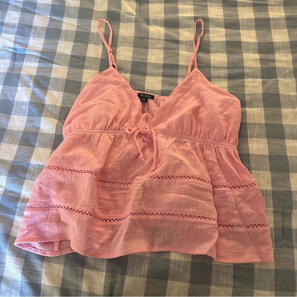 Pink Babydoll Top